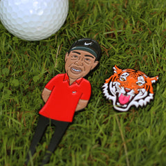 Tiger Woods Golf Divot Tool & Ball Marker