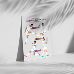 Aston Villa vs Freiburg Europa League Final (Grey Background)