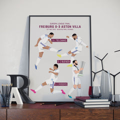 Aston Villa vs Freiburg Europa League Final (Grey Background)