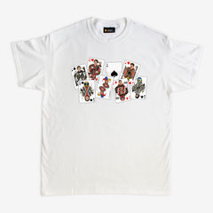 Formula 1 Scattered Playing Cards T-Shirt