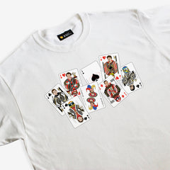 Formula 1 Scattered Playing Cards T-Shirt