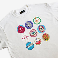 Aston Villa Beer Mats T-Shirt