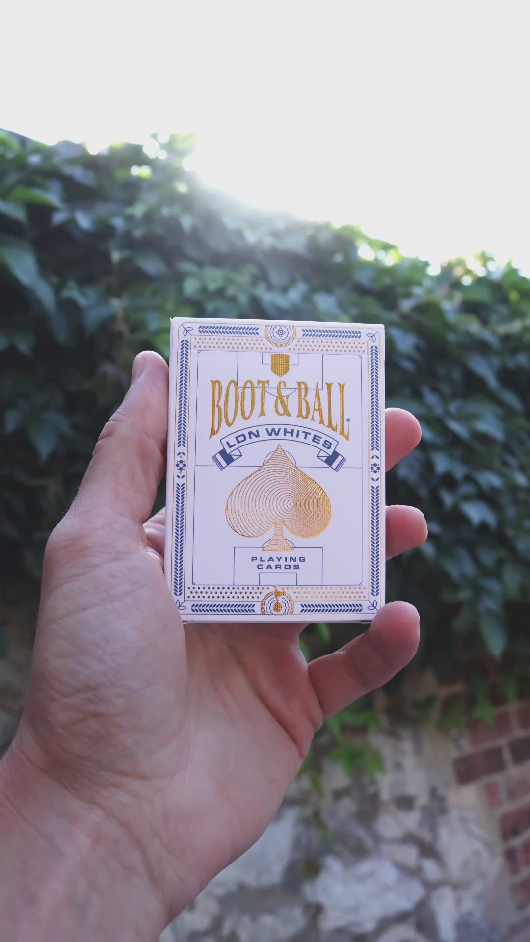 North London Whites Playing Cards