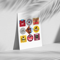 Aston Villa Beer Mat Art