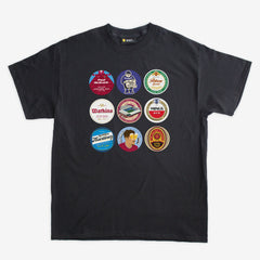 Aston Villa Beer Mats T-Shirt