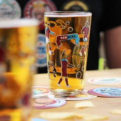 West Ham Pint Glass