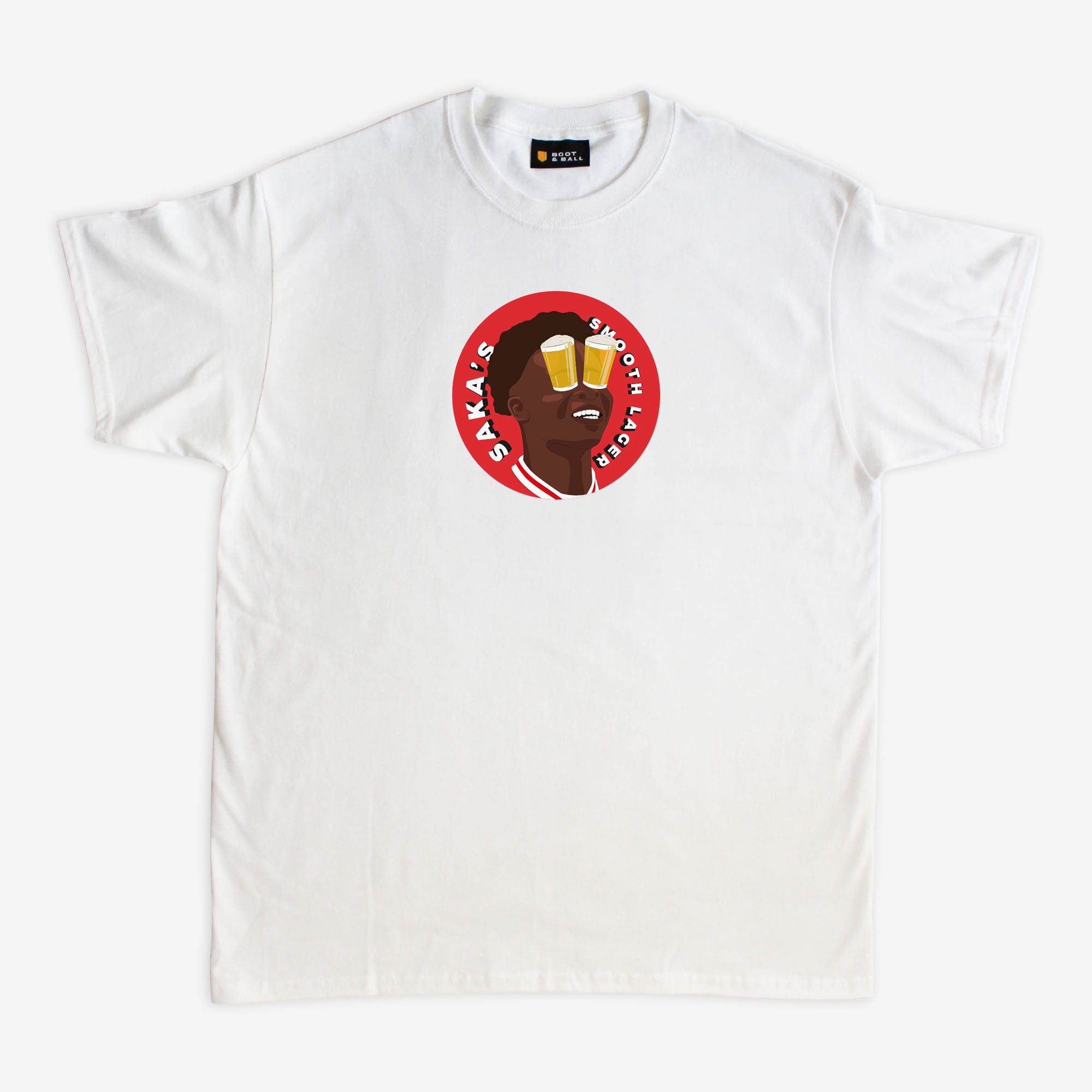 Bukayo Saka AFC Beer Mat T-Shirt – Boot and Ball