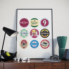West Ham Beer Mat 1st Edition Art